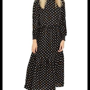 Who what wear polka dot dress size medium
